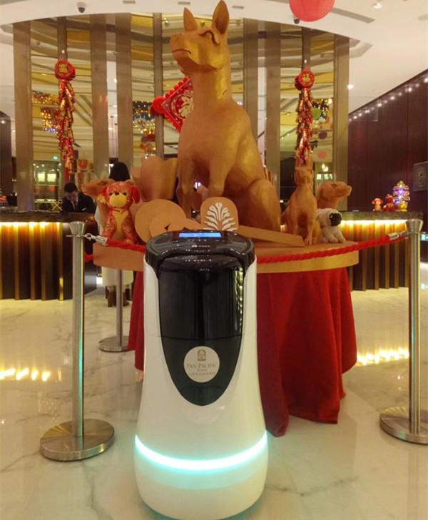 一米酒店机器人